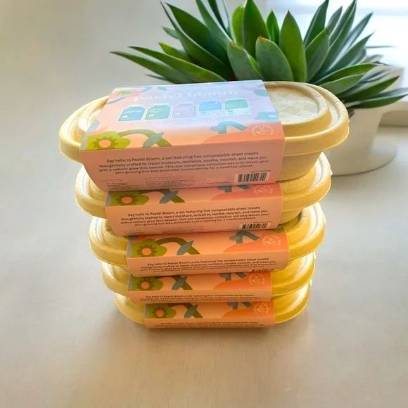 NEW Raw Juice Whole Food Facial 5 Sheet Mask Set Plant Based Skincare - Picture 9 of 12